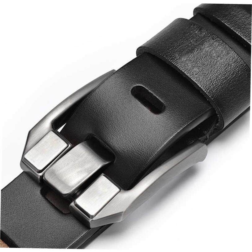 Mens Waist Belt Men Belts Leather Man For Jeans Black Male1