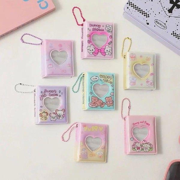 Mini 2 Inch Mini Photo Album Love Heart PVC Photo Album