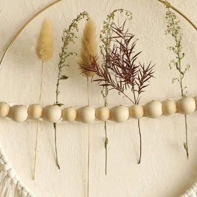 Elegant Round Wall Hanging Decoration Cotton Rope Tassels
