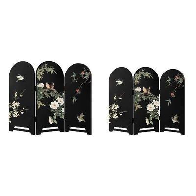 Folding Desktop Screen Oriental Gift Room Divider for Shelf