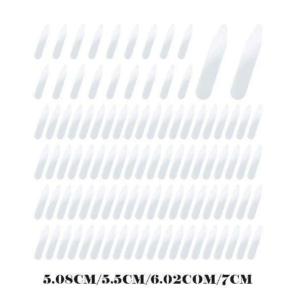 100 Pieces Collar Stays Invisible for Men