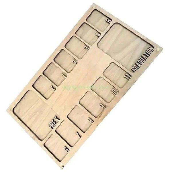 24TE Wooden Graduation Keepsakes Photo Frame Pre-K to 12