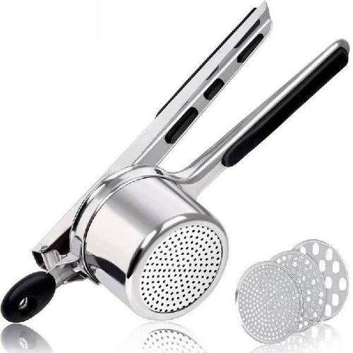 Heavy Duty Potato Masher with 3 Interchangeable