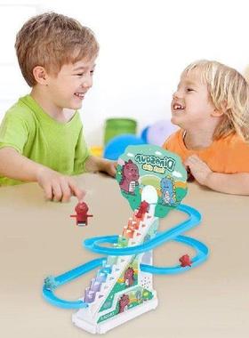 Dinosaur Climbing Slide Toy with Music & Lights Dinosaur
