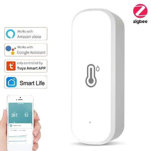 Tuya/WiFi Temperature And Humidity Sensor Battery Powered