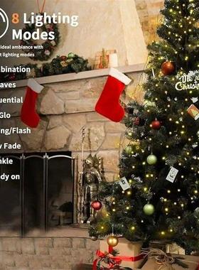 1.5M/2M/LED Ring Christmas Tree Tops Lights Decoration Tree