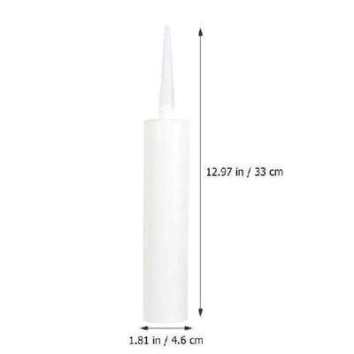 5Pcs Empty Plastic Refillable Sealant Caulk Tubes For
