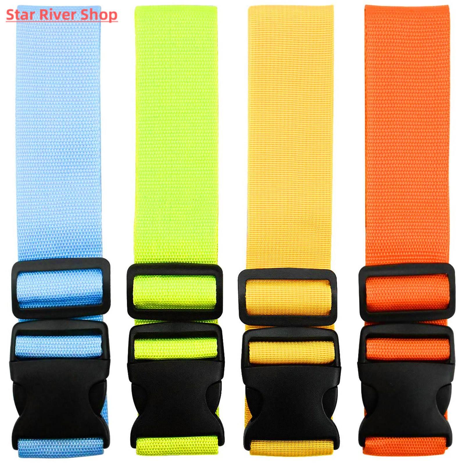Adjustable Nylon Lock Travel Luggage Straps Belt Protective