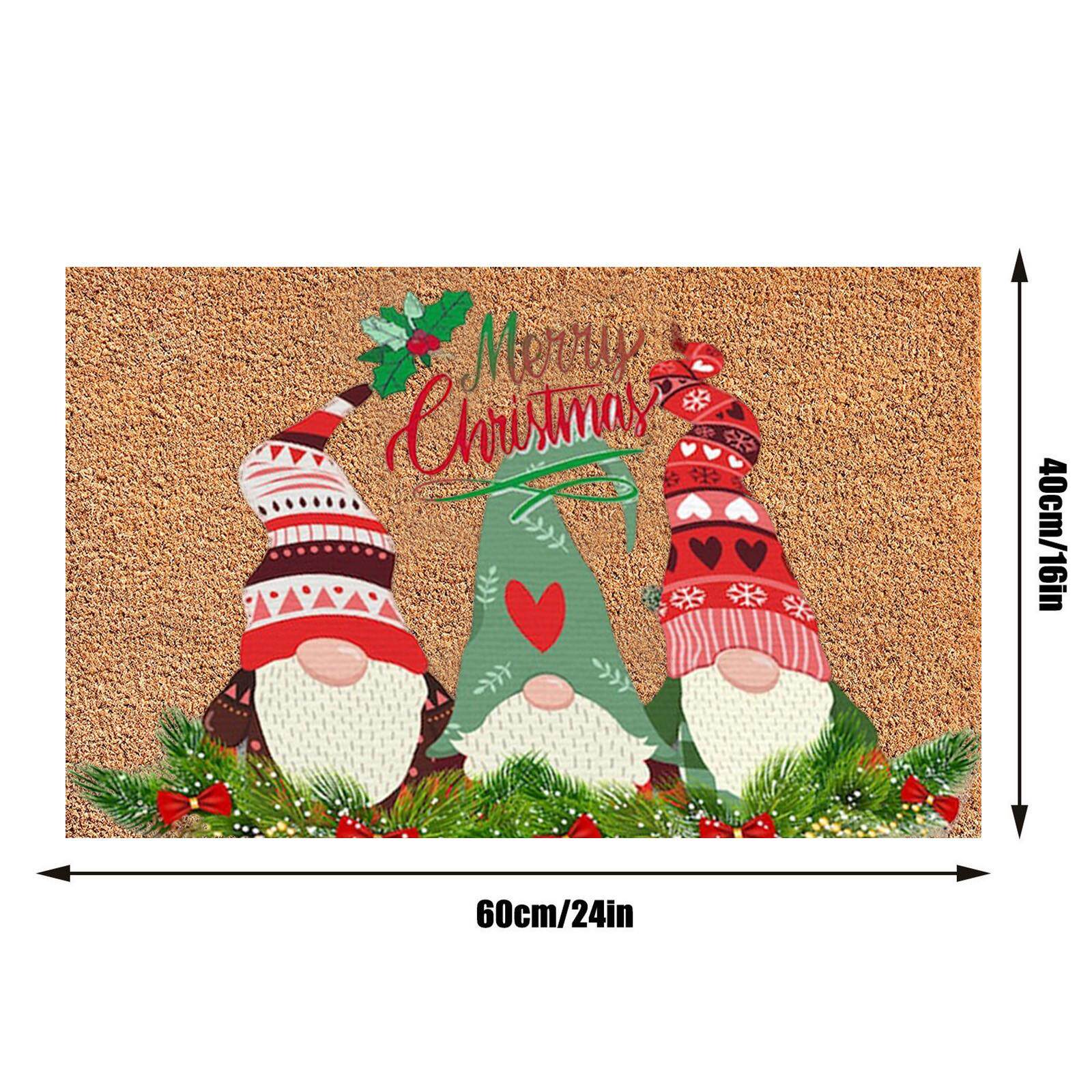Christmas Kitchen Mat Xmas Bedroom Entrance Doormat Pattern