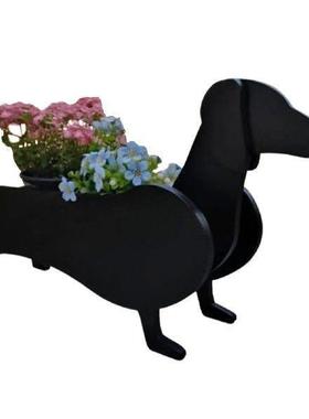 Dachshund Dog Planter Plant Pot Doggy Shape Flower Pot
