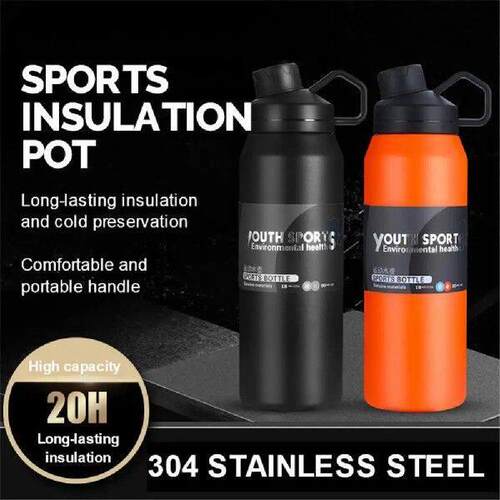 Kettle Water Bottle Portable With Tea Filter 1000ml