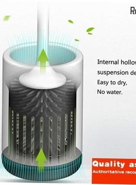 -Silicone toilet brush Wallmounted toilet brush