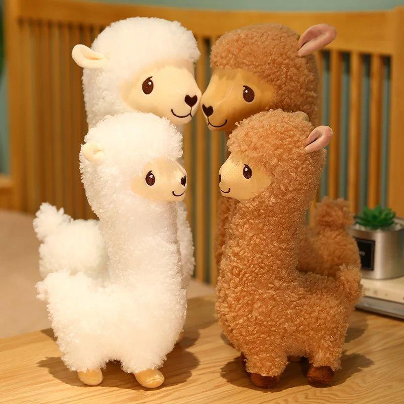 Furry Plush Llama Alpaca Plush Toy Stuffed Soft Long Plush