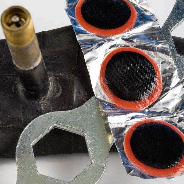 Bicycle Tire Tyre Rubber Patch Piece Repair Tool Kits for