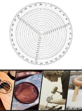 Transparent Center Finder Acrylic Round Compass Circle