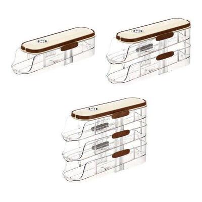 Egg Holder for Fridge Rolling Eggs Dispenser Auto Rolling