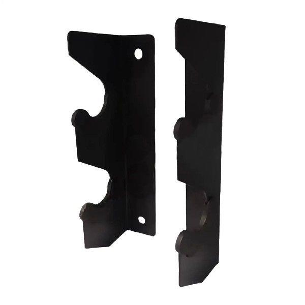 2Pcs Wall Mounted Barbell Rack Barbell Hanger, Squat Rack