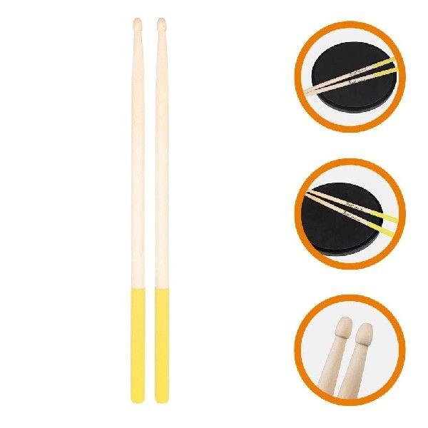 Musical Percussion Stick Anti-slip Drum Drumsticks Maple