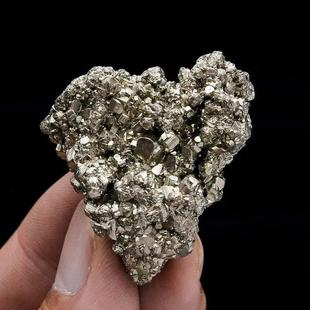 Natural Peru Crystal High Mine Stone Quality Ore 1pcs Pyrite