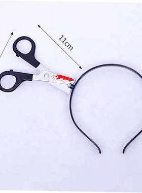Horror Headband Halloween Decoration Scary Knife Halloween A