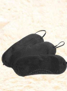 12pcs Black Blindfold Party Game Eye Mask Soft Blind Fold