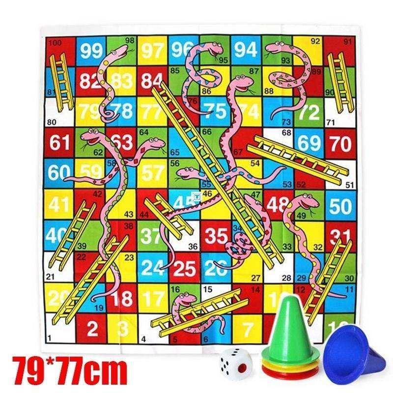 Kids Ludo Snakes and Ladders Board Games for Children Large