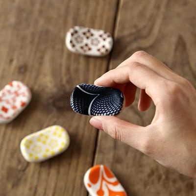 Ceramic tableware Japanese Restaurant oval chopsticks rack