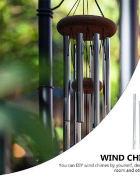 8 Sets Wind Chimes DIY Metal Pipe Bell Accessories Hanging