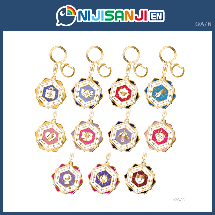 【现货】NIJISANJI【EN 3周年纪念】金属钥匙扣