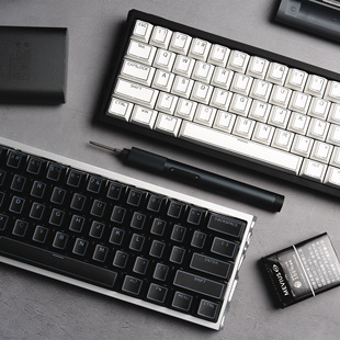 womier光棱正刻透光原厂个性机械键盘键帽按键原厂高度黑白色