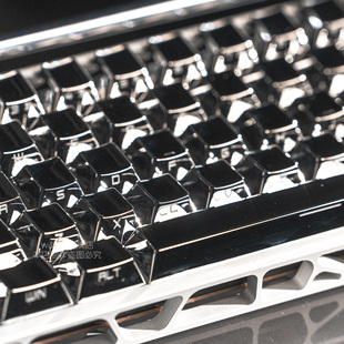womier电镀金属键帽涂层工艺亮面触感轻盈不冰手机械键盘配件