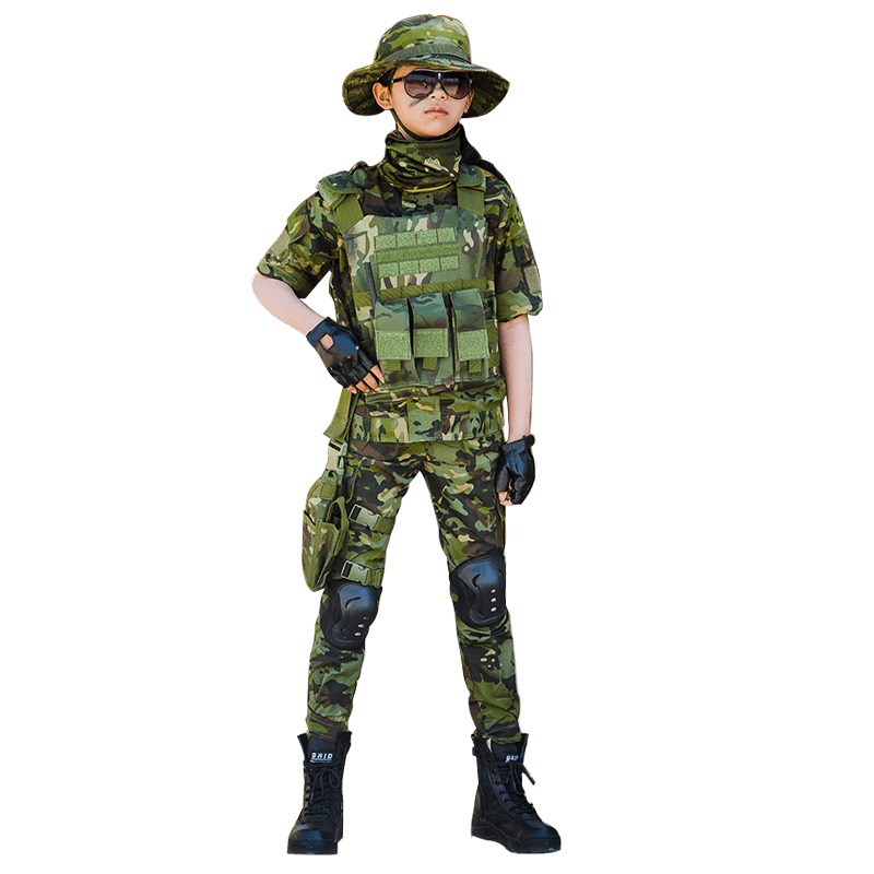 特种兵户外儿童迷彩服套装