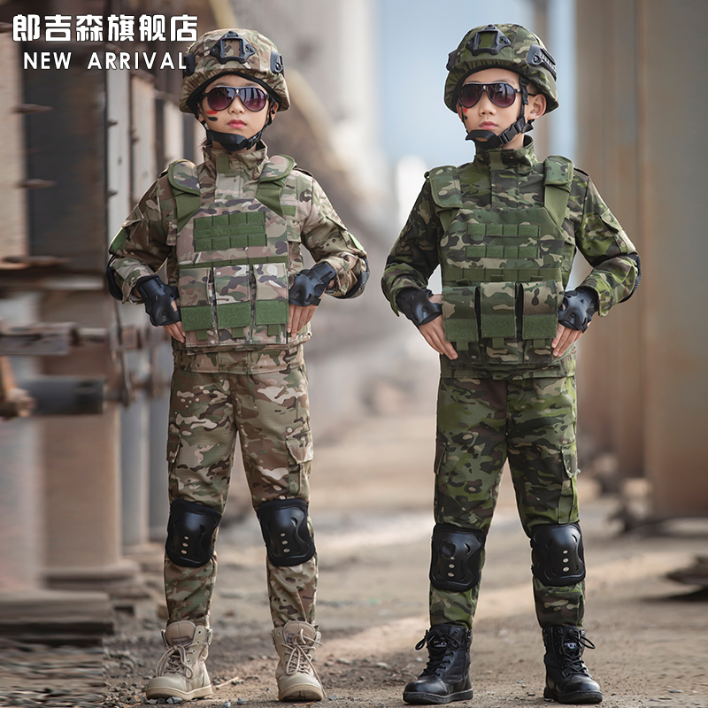 儿童迷彩服套装户外特种兵演出服