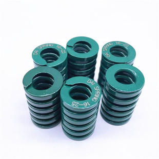 DAI spring重荷重压缩弹簧 日本大同矩形弹簧绿色GRE14