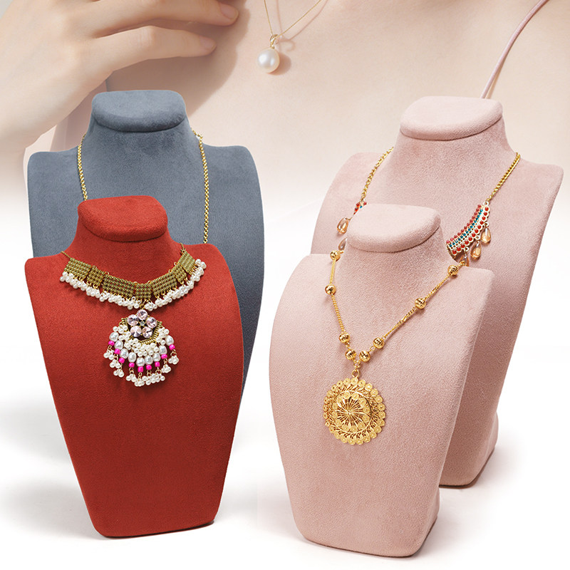 古月不凡超纤人像项链展示架