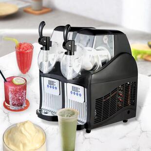 雪蓉机双缸雪融机沙冰机家用迷你全自动冷饮果汁机冰淇淋机