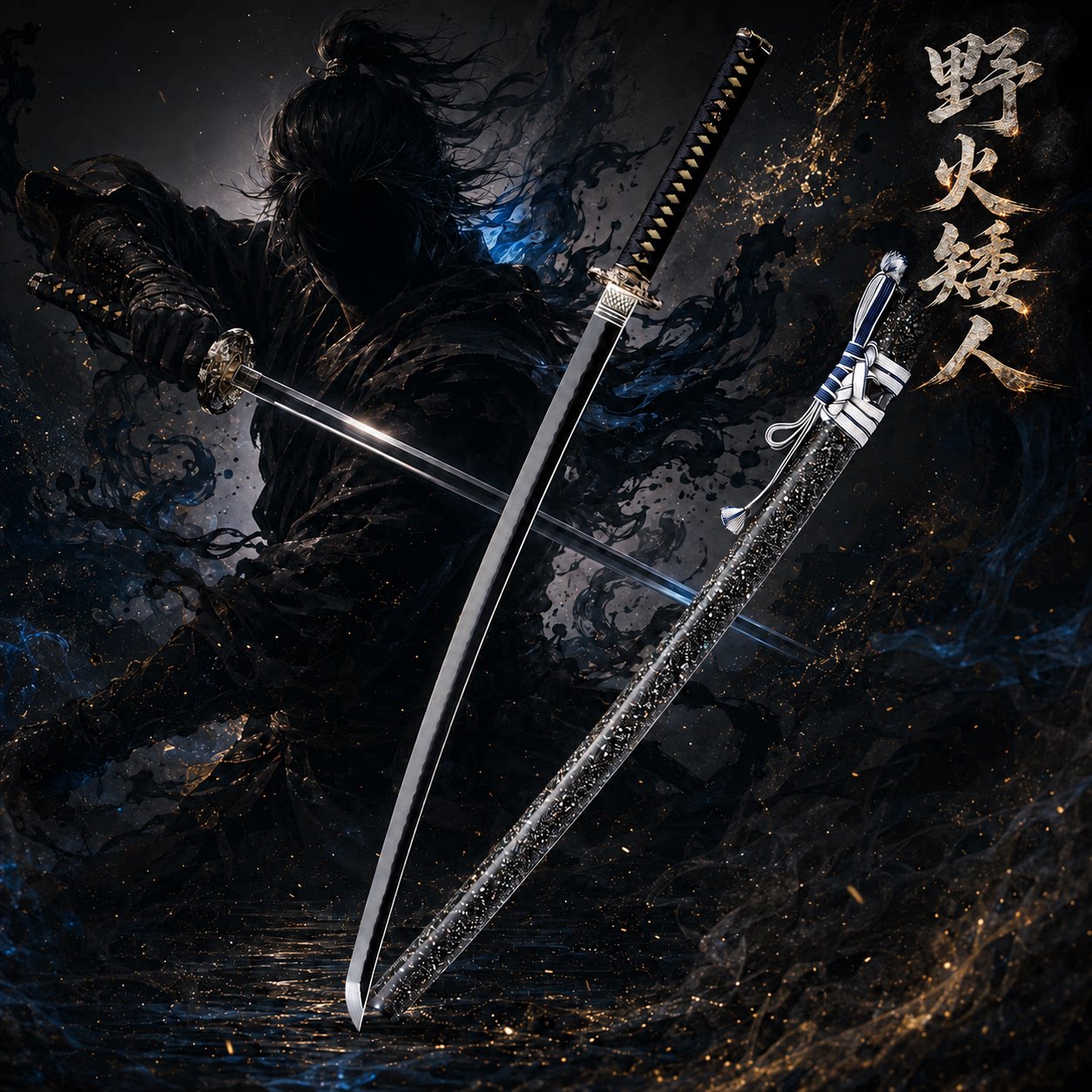 龙泉刀剑武士刃一体锻打东洋太刀
