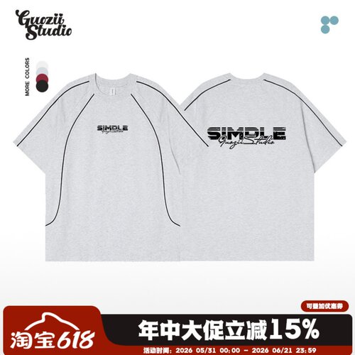 短袖美式休闲常规纯棉t恤女