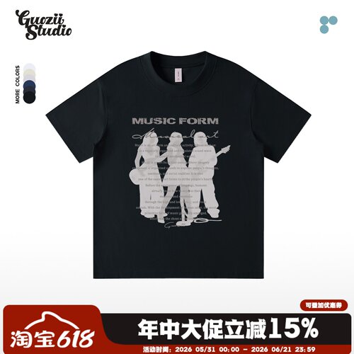 宽松短袖休闲常规t恤男女同款