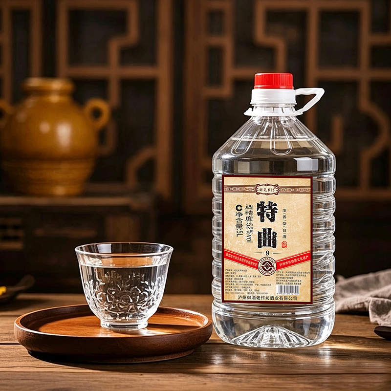 时光长河四川泸州特曲白酒5L瓶装纯粮酿造传统工艺