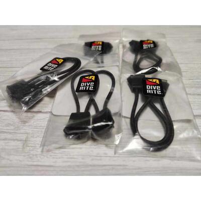 DIVE RITE 弹力绳管夹扣具长喉固定绳残压表固定扣diverite皮筋扣