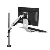 显示器壁挂支架工业设备侧挂电脑屏幕挂架伸缩臂上下调节键盘鼠标