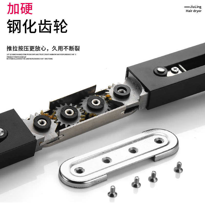 下翻折叠桌五金配件多功能伸缩餐桌书桌橱柜导轨道隐形家具连接件