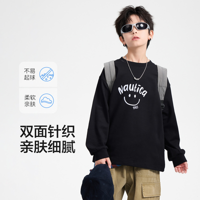 男童秋冬季加绒卫衣打底衫