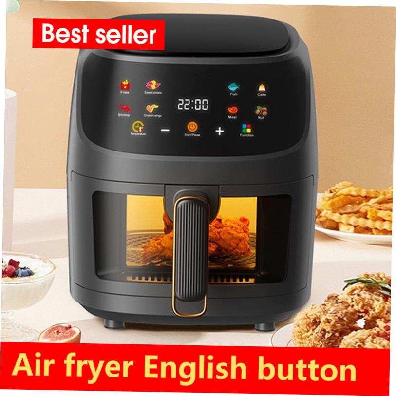 8LEnglish button air/fryer oven Multifunctional No lampblack