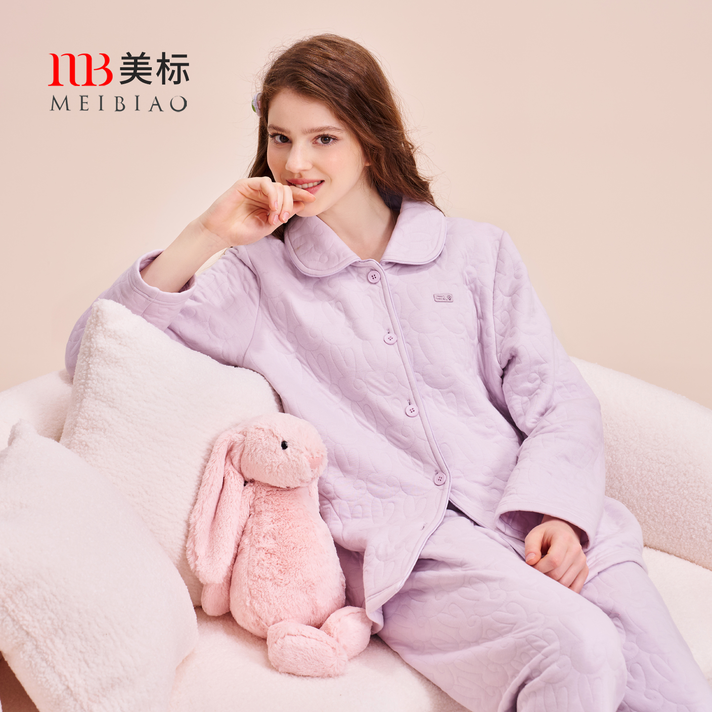 美标三层夹棉保暖套装
