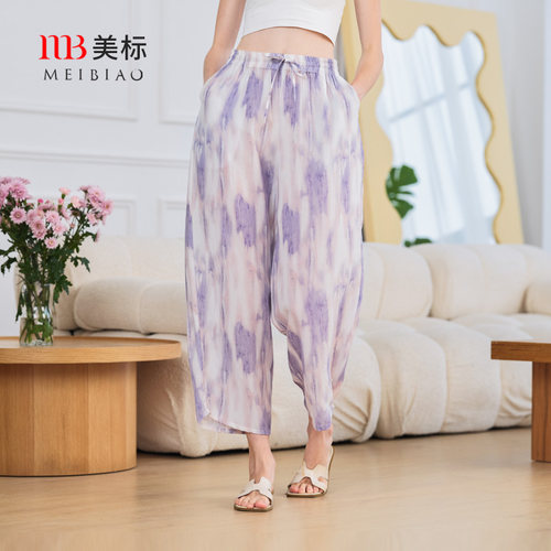 美标九分裤莱赛尔纤维凉感睡裤
