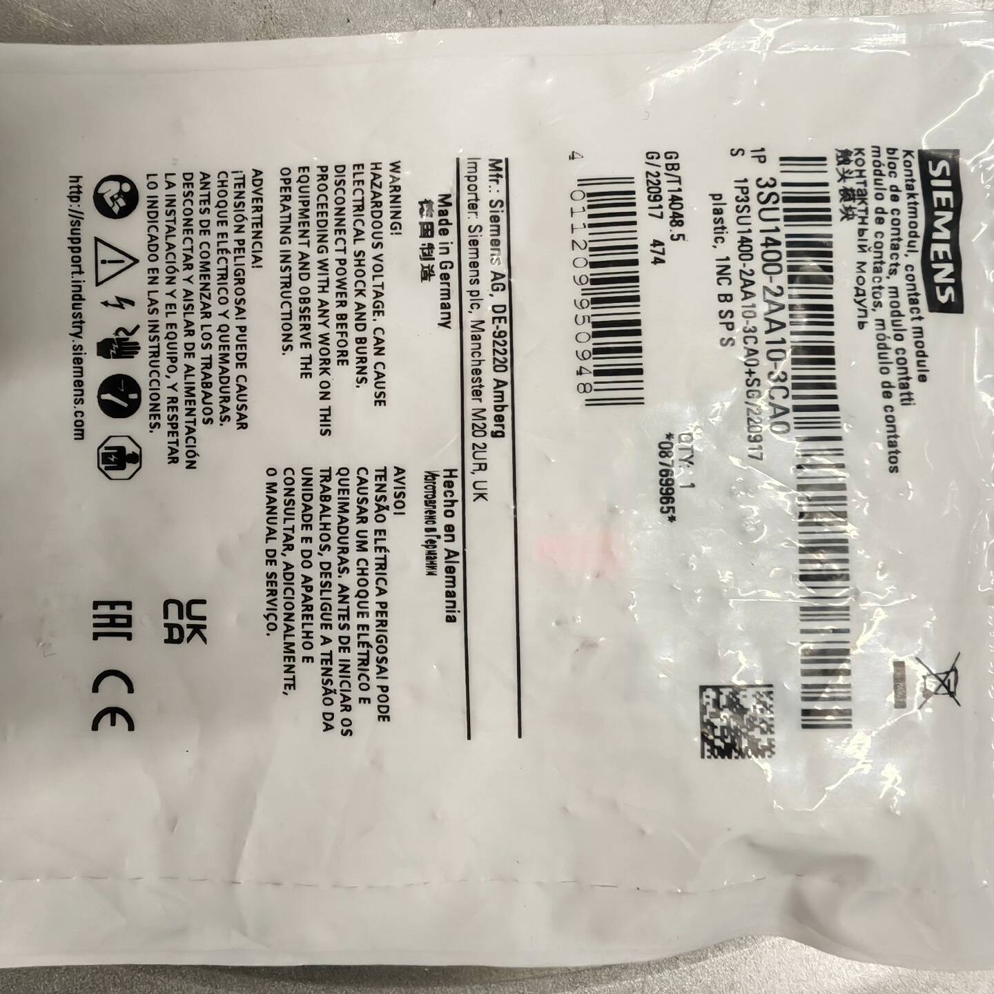 [议价]3SU1400-2AA10-3CA0