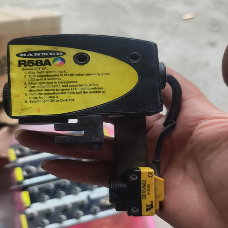 [议价]邦纳色标传感器，，R58A