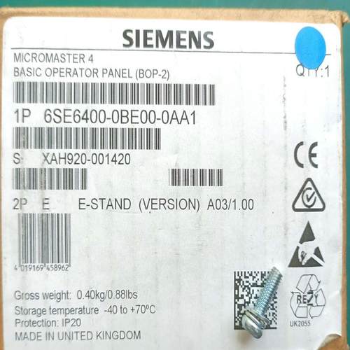 [议价]6SE6400-0BE00-0AA1  全新拆封，没